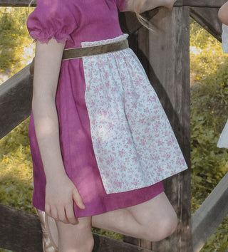 Delantal vestido "morado"
