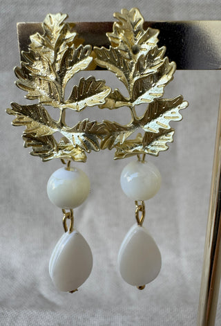 Pendientes Messalina nácar