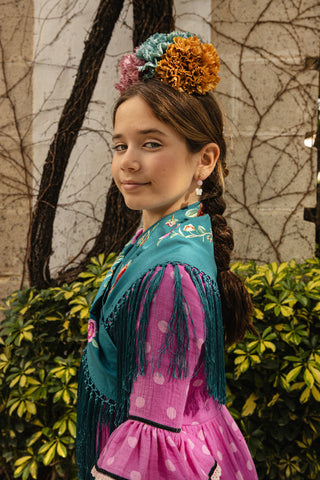 Traje flamenca Buganvilla