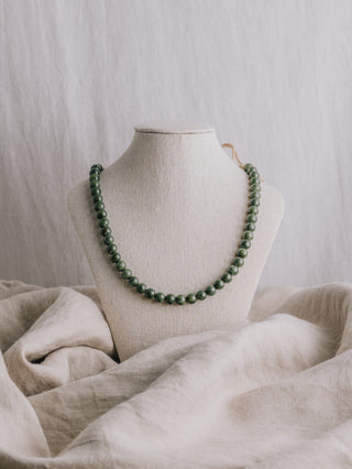 Collar piedra natural verde